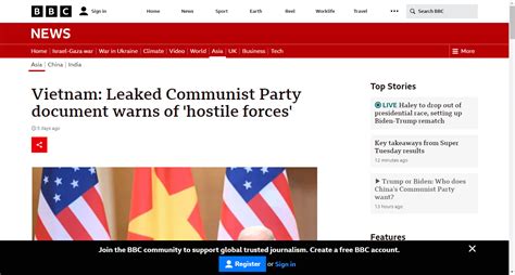 Vietnam: Leaked Communist Party document warns of hostile。